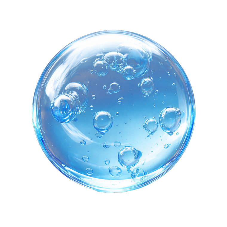 A glowing blue GHK-Cu copper peptide molecule